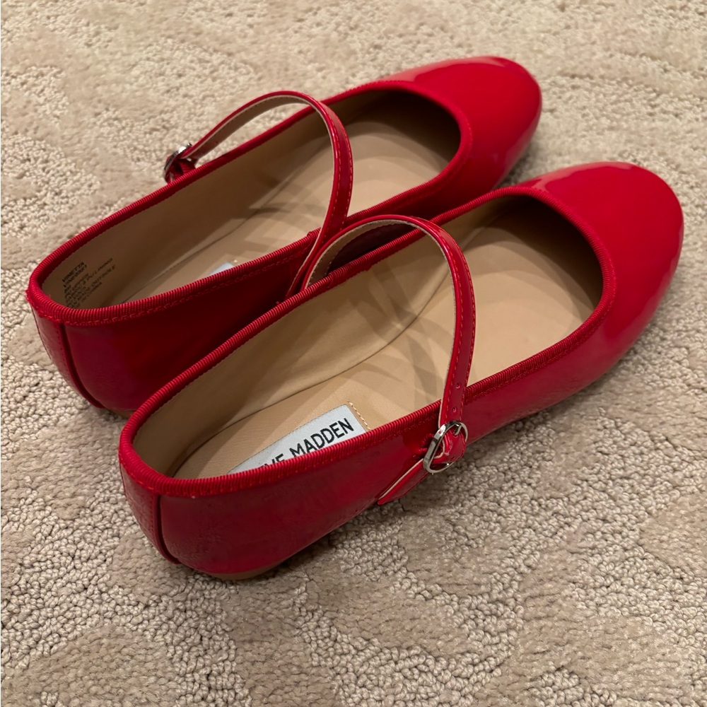 Steve Madden Red Mary Jane Shoes